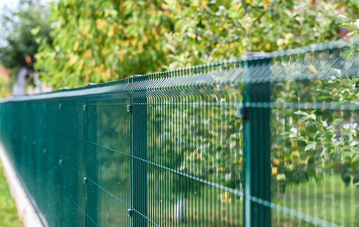 Clôture panneau rigide
